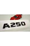 A 250 Bagaj Parlak Siyah Abs 3m 3d Yazı Logo