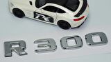 DK Tuning R 300 Bagaj Krom ABS 3M 3D Yazı Logo Benz İle Uyumlu