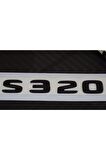 S320 Bagaj Yazı Logo Mat Siyah Renk Oem Ürün