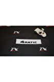 4 Matic Bagaj Siyah Renk 3m 3d Yazı Logo Orjinal Ürün