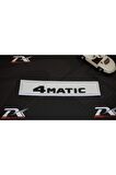 4 Matic Bagaj Siyah Renk 3m 3d Yazı Logo Orjinal Ürün