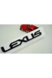 Lexus Bagaj Siyah Abs 3m 3d Yazı Logo Ürün