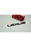 Lexus Bagaj Siyah Abs 3m 3d Yazı Logo Ürün