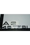 Audi A3 45 Tfsi Krom Abs 3m 3d Bagaj Yazı Logo Orjinal Ürün