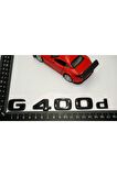 G 400d Bagaj Parlak Siyah Abs 3m 3d Yazı Logo