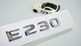 DK Tuning E230 Bagaj Krom ABS 3M 3D Yazı Logo Benz İle Uyumlu