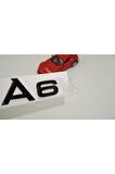 A6 Bagaj Krom 3m Yazı Logo Orjinal Ürün