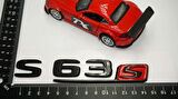 DK Tuning S 63S Bagaj Parlak Siyah ABS Yazı Logo Benz ile Uyumlu
