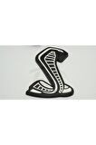 Shelby Kobra Yeni Nesil Bagaj 3m 3d Krom Metal Logo