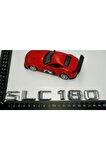 Slc180 Bagaj Krom Metal 3m 3d Yazı Logo
