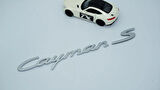 DK Tuning Porsche Cayman S Bagaj 3M 3D Gri ABS Yazı Logo Amblem