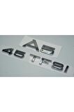Audi A5 45 Tfsi Krom Abs 3m 3d Bagaj Yazı Logo Orjinal Ürün