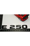 E 250 Bagaj Parlak Siyah Abs 3m 3d Yazı Logo