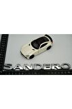 Dacia Sandero Uyumlu Bagaj Krom Abs 3m 3d Yazı Logo Amblem