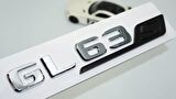 DK Tuning GL63S Bagaj Krom Siyah ABS Yazı Logo Benz İle Uyumlu