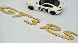 DK Tuning Porsche 911 GT3 RS Bagaj Gold ABS Yazı Logo Amblem