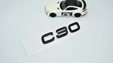 DK Tuning C30 Siyah ABS 3M 3D Bagaj Yazı Logo Volvo İle Uyumlu