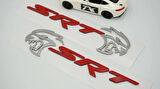 DK Tuning Dodge Challenger Charger SRT Hellcat Gri Kırmızı Logo Arma
