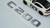DK Tuning Benz C200 Bagaj Krom ABS 3M 3D Yazı Logo