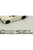 Mercedes Benz Diesel Bagaj 3m 3d Krom Abs Yazı Logo Amblem