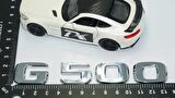 DK Tuning G500 Bagaj Krom ABS 3M 3D Yazı Logo Benz İle Uyumlu