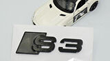 DK Tuning S3 Siyah 3M Bagaj Logo Audi İle Uyumlu