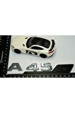 DK Benz A 45S Bagaj Siyah Krom ABS 3M 3D Yazı Logo