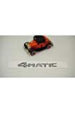 4 Matic Bagaj Gümüş Krom Abs 3m 3d Yazı Logo