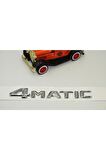 4 Matic Bagaj Gümüş Krom Abs 3m 3d Yazı Logo