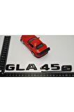 Gla 45s Bagaj Parlak Siyah Abs 3m 3d Yazı Logo