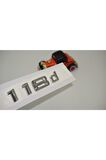 Bmw 118d Bagaj Krom Metal 3m 3d Yazı Logo