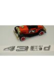 Bmw 435d Bagaj Krom Metal 3m 3d Yazı Logo