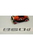 Bmw 650d Bagaj Krom Metal 3m 3d Yazı Logo