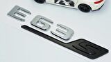 DK Tuning E63S Bagaj Siyah Krom ABS Yazı Logo Benz İle Uyumlu