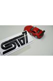 DK Subaru STi Siyah Metal 3M 3D Bagaj Yazı Logo Ürün