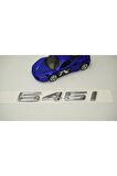 Bmw 545i Bagaj Krom Metal 3m 3d Yazı Logo