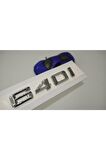 Bmw 640i Bagaj Krom Metal 3m 3d Yazı Logo