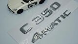 DK Tuning Benz C350 4Matic Bagaj Krom ABS 3M 3D Yazı Logo