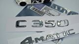 DK Tuning Benz C350 4Matic Bagaj Krom ABS 3M 3D Yazı Logo
