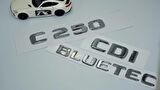 DK Tuning Benz C250 CDi Bluetec Bagaj Krom ABS 3M 3D Yazı Logo