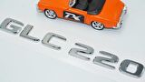 DK Tuning GLC 220 Bagaj Krom ABS Yazı Logo Benz İle Uyumlu