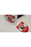 Jdm Sport Logo Damla Silikon Sticker 2 Li Set