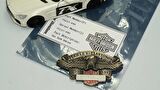 DK Tuning Harley Davidson East 1903 Bronz Metal Plaka Logo Amblem
