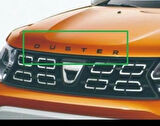 DK Tuning Duster Ön Kaput Siyah ABS 3M 3D Yazı Logo Dacia İle Uyumlu