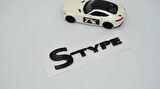 DK Tuning S Type Bagaj Siyah Yazı Logo 2001 2010 Jaguar İle Uyumlu
