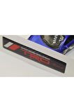 Trd Sport Logo Karbon Desen Damla Silikon Plaka Logo Arma Amblem Yeni Stil