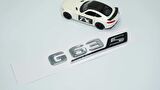 DK Tuning G63S Bagaj Krom Siyah ABS 3M 3D Yazı Logo Benz İle Uyumlu
