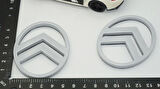 DK Tuning Citroen C3 C4 C5 C6 Gri ABS Yan Kanatlar Logo Arma Seti