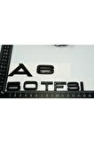Audi A6 50 Tfsi Parlak Siyah Abs 3m 3d Bagaj Yazı Logo Orjinal Ürün