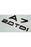 Audi A7 2.0 Tdi Parlak Siyah Abs 3m 3d Bagaj Yazı Logo Orjinal Ürün